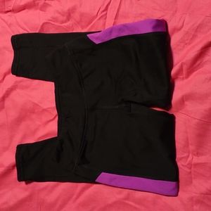 Danskin Athletic Pants black/purple Girl's M7-8